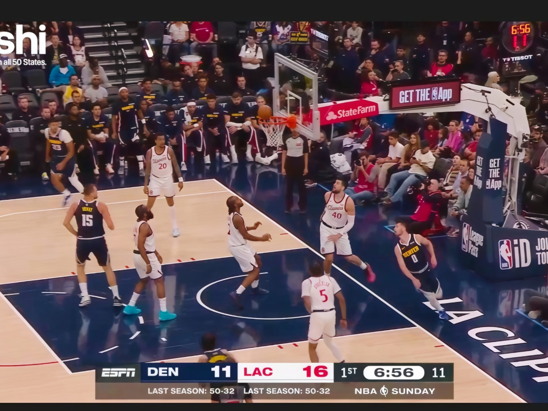 NBA常规赛快船主场116-130不敌掘金惨遭6连败约基奇55+12哈登空砍23分的简单介绍