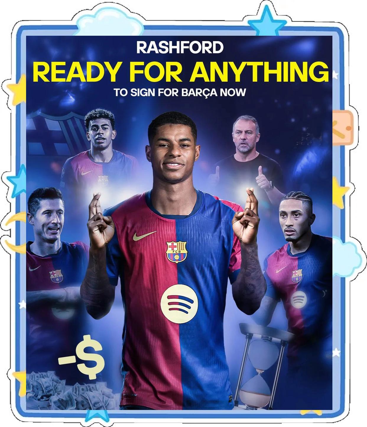 曝拉什福德拼命加练渴望转会巴萨愿意接受降薪的简单介绍