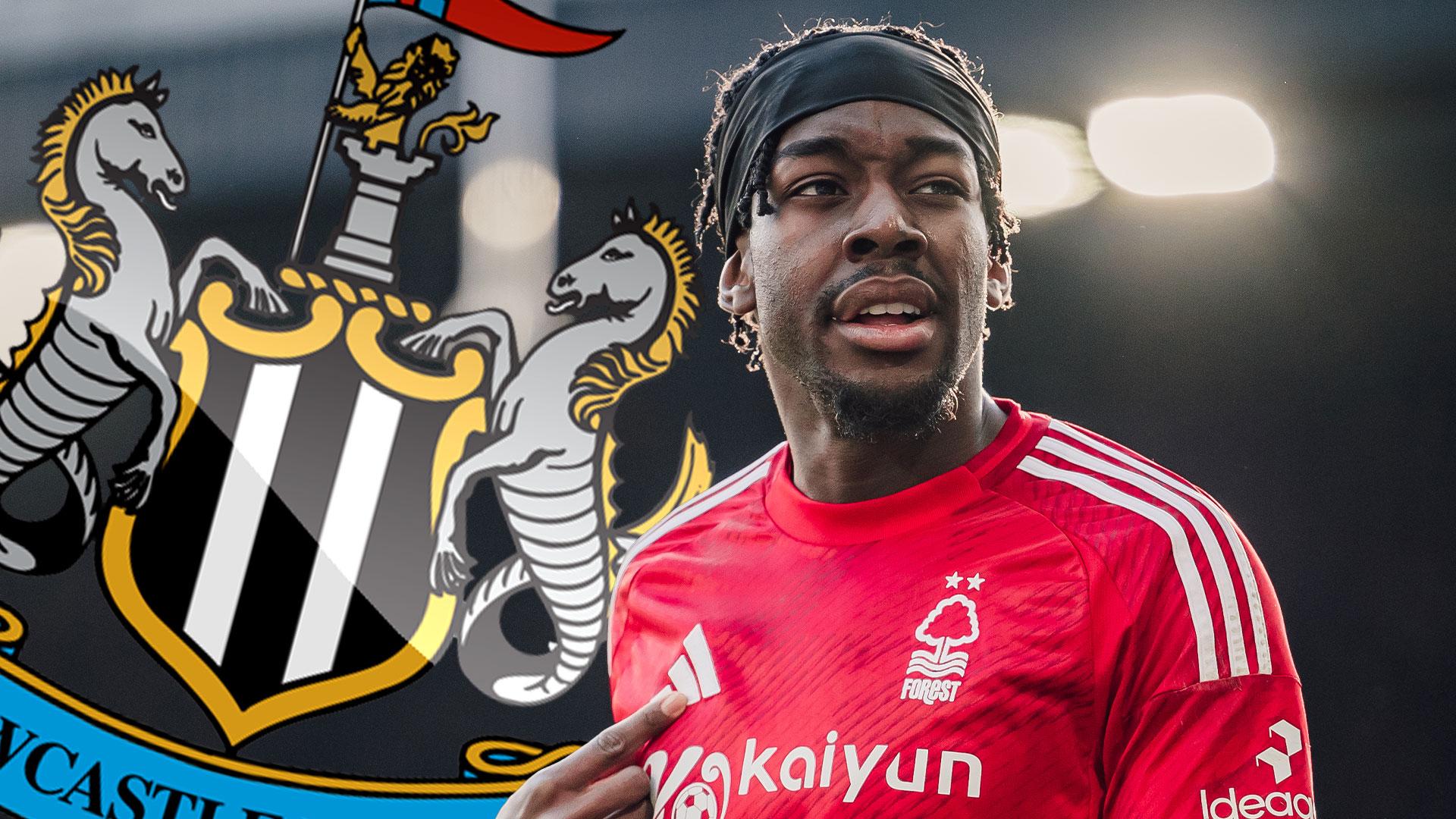 纽卡斯尔报价埃兰加遭拒诺丁汉森林要价6000万欧的简单介绍