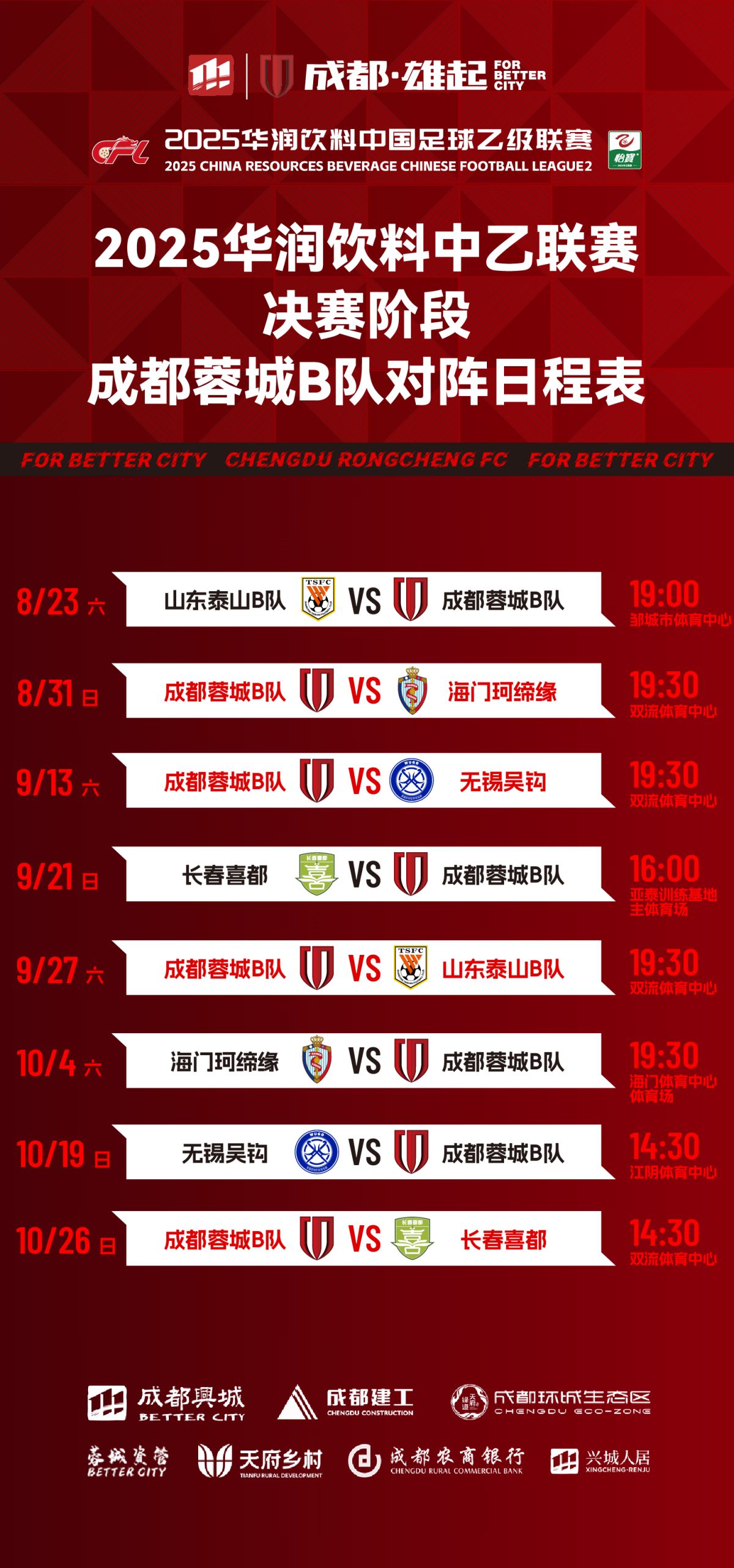 中乙收官成都蓉城青年军夺第四展现巨大潜力的简单介绍