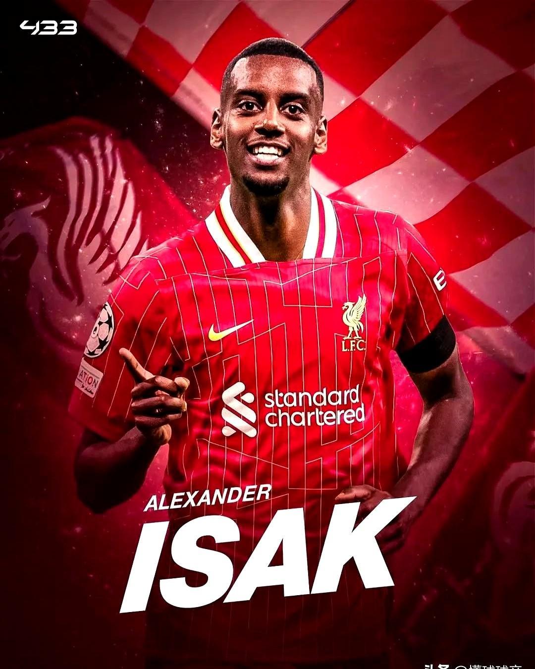 关于2025-2026夏窗转会TOP20：伊萨克标王英超利物浦独秀的信息