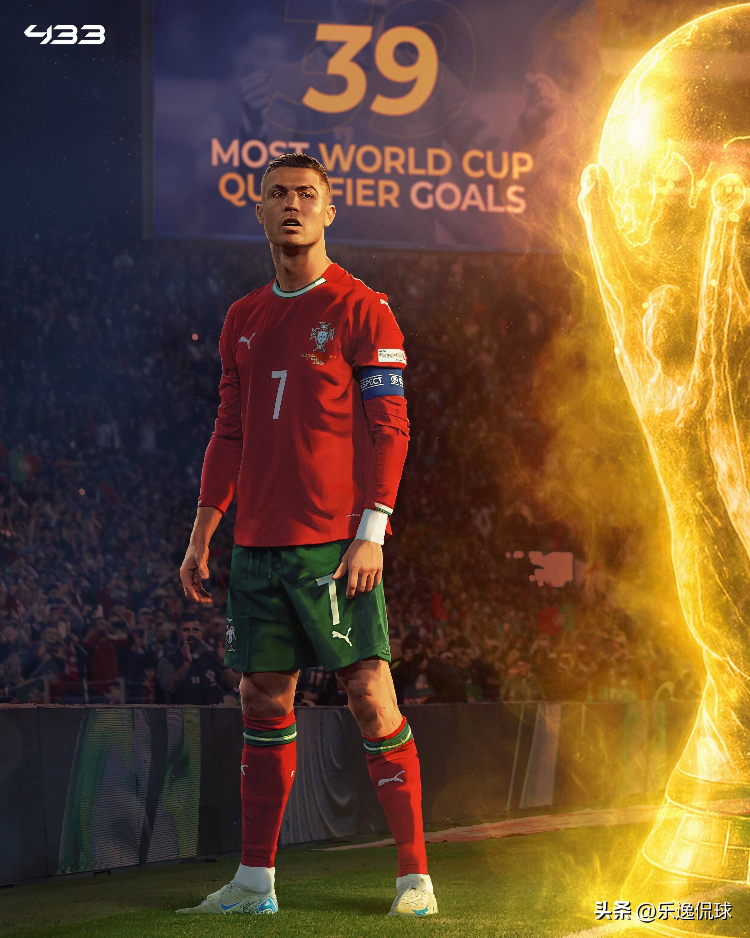 包含C罗达成职业生涯第950球持续刷新纪录的词条